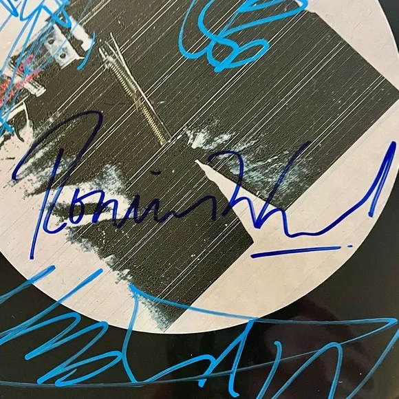 Sticky Fingers Drumhead signed by The Rolling Stones, COA Vinyl Records